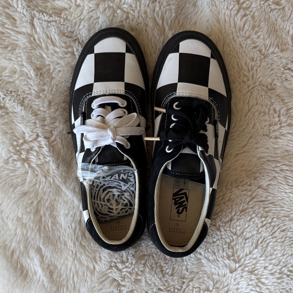 Vans Black and White Checkerboard Shoes